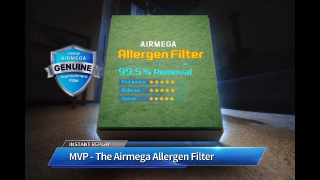 Image of COWAY Airmega AP-1512HH & 200M Filter Replacement Set, HEPA Filter and Allergen Filter, AP-1512HH-FP Allergen