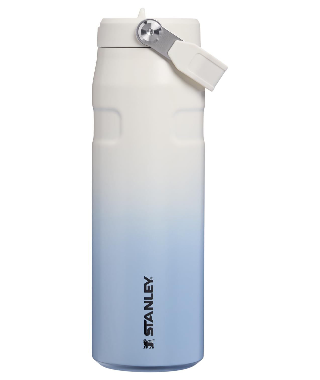 STANLEY IceFlow Flip Straw 2.0 Bottle, 24 oz, Blue Dream Gradient | Easy Carry Handle | Twist On Lid and Flip Up Straw | Lightweight Water Bottle | Insulated Stainless Steel | BPA-Free