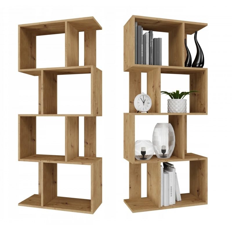 CDF Regal Bücherregal 4 Ebenen modern offen modular kombinierbar 30cm Tiefe
