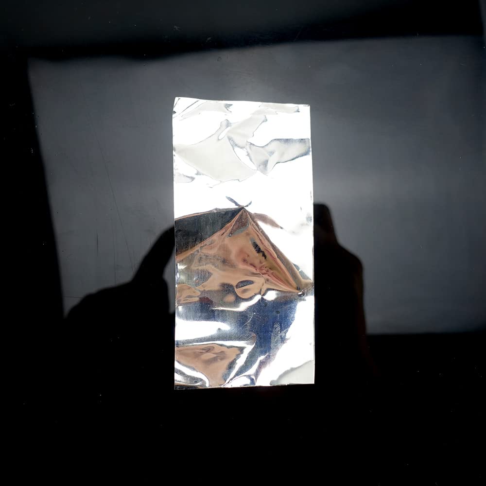 Jewelry Work Silver Foil, 99.99% Pure Silver Soldering Sheet Braze Welding Plate (0.05x50x100cm)