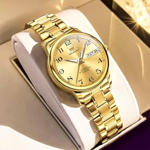 Image of OLEVS Watch Women Silver Watch for Women Luxury Diamond Womens Watches for Small Wrist Stainless Steel Waterproof Analog Quartz Date Elegant Reloj para Mujer