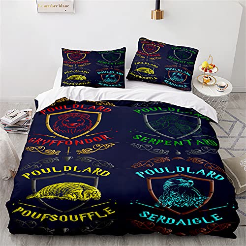 LKFFHAVD Harry Potter, set di biancheria da letto