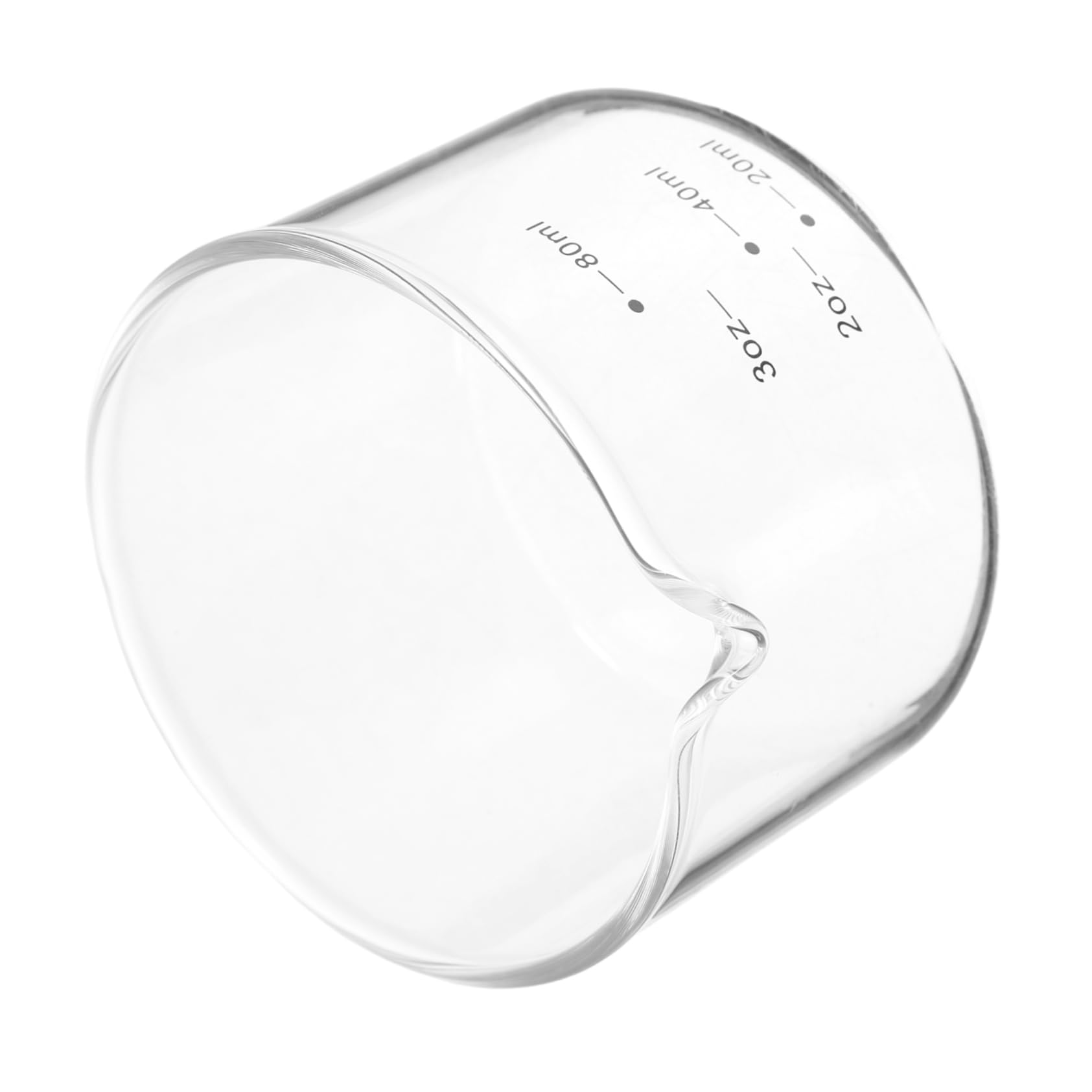 PRETYZOOM Glass Measuring Cup Espresso Shot Glass Milk Pitcher Kawaii Cups for Kitchen Tool