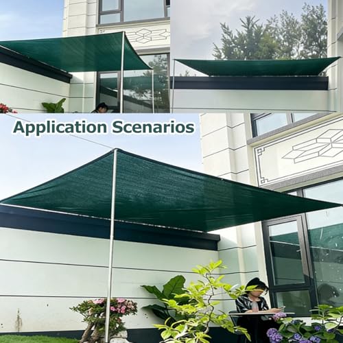 Filet de protection solaire avec œillets en tissu durable