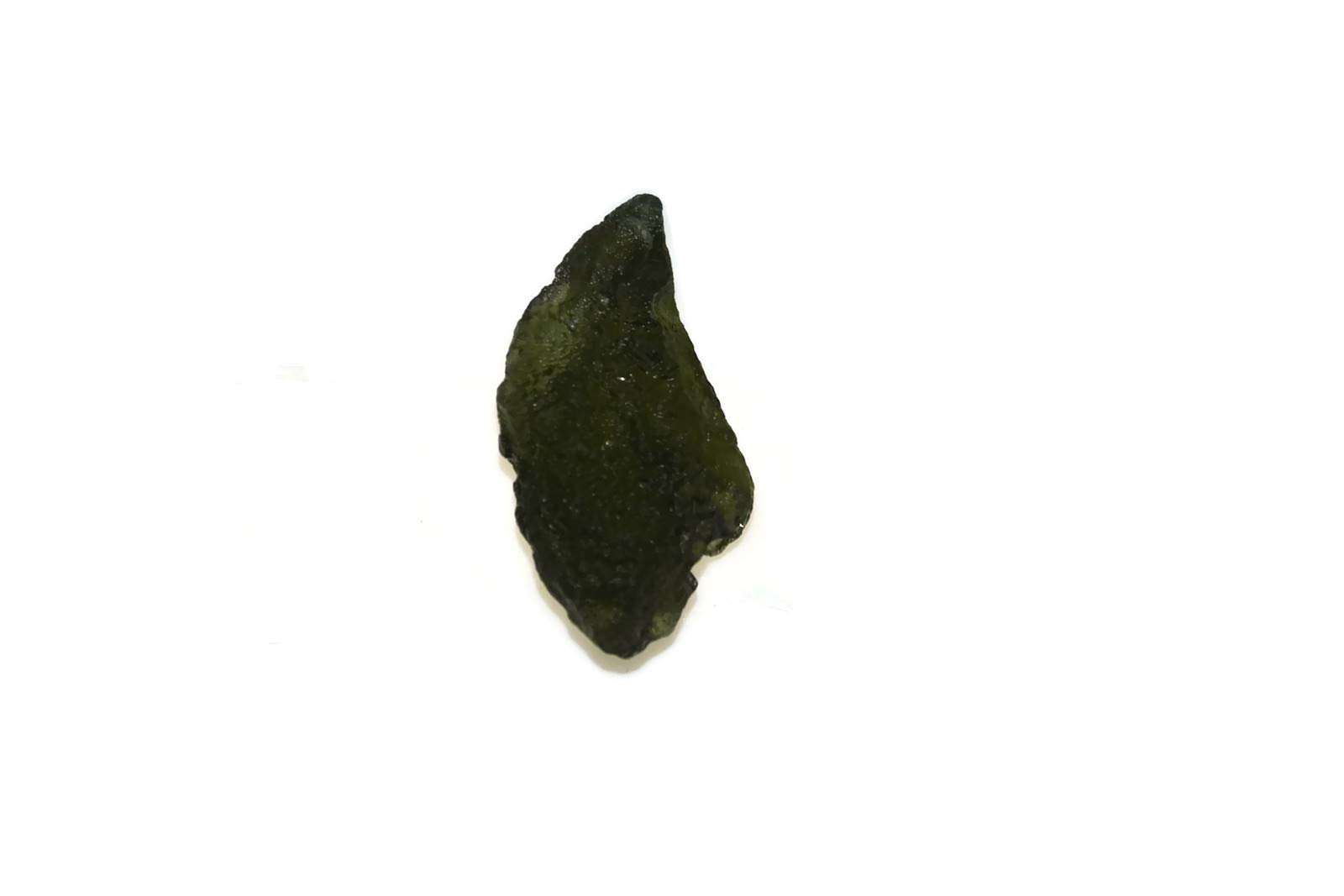 Genuine Moldavite Tektite Meteorites Crystals Healing Stones Suitable for Ring Pendant Reiki Crystal Jewelry Necklace Bracelet Earring from Czech Republic (12-15 Carats)