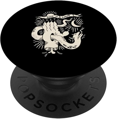 Hand of Satan Baphomet Satanic Goat Devil Goth Graphic PopSockets intercambiables PopGrip