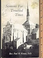 Sermons for troubled times B00071I46E Book Cover