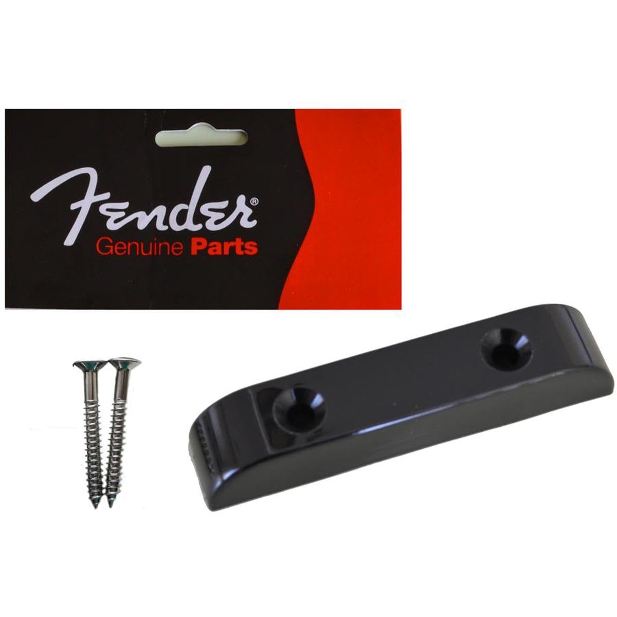 Thumb-Rest For Precision & Jazz Bass - Black, FENTHUMBREST, Black, Single