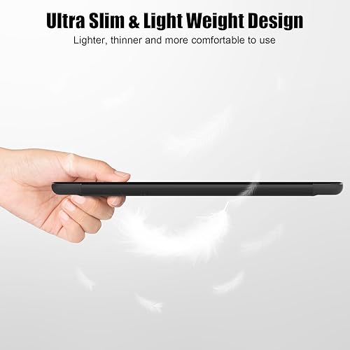 Miniatura 6 de SUPFINE Funda para iPad de 9 generación de 10.2 pulgadas 2021, con protector de pantalla de cristal, funda para iPad de 8 generación 2020, funda