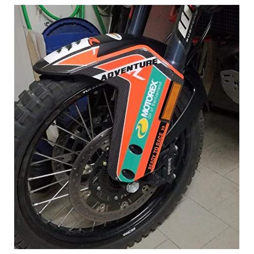 3D-klistermärke för skärmar på motorcykelns sida som är kompatibel med KTM 1090 ADVENTURE R (modell R)
