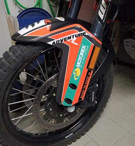 labelbike - 3D Sticker for Motorcycle Side Protection Fender Compatible with KTM 1190-1290 Adventure R (Model R)