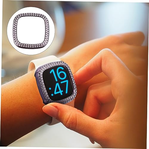 OSALADI 3pcs Case Anti Scratch Bumper Sense Watch 3 Watch Cover 3 Accessories 3 Watch Protector -Proof Watch Cover Rhinestone Watch Rhinestones Electroplating Pc Shell Transparent Sheet