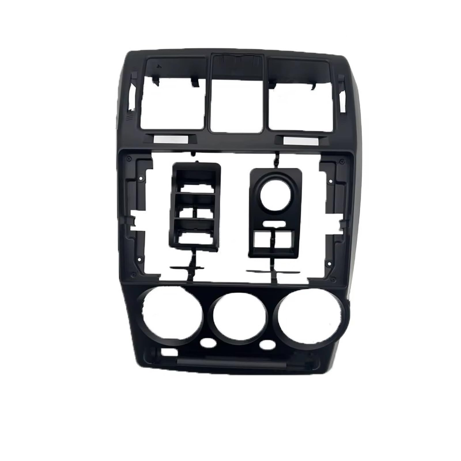 Marco Radio para Coche Marco Audio 9 Pulgadas 2 DIN Panel Salpicadero DVD Plástico 2002-2011 para Hyundai Instalación para Getz Panel Embellecedor Radio(Left Wheel Blcak)