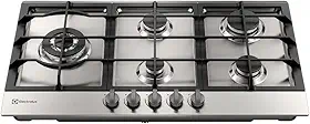 Cooktop à Gás Electrolux 5 Queimadores Inox (KE9DX) Bivolt