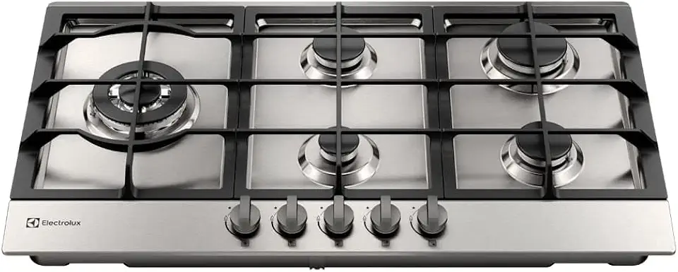 Cooktop à Gás Electrolux 5 Queimadores Inox (KE9DX) Bivolt