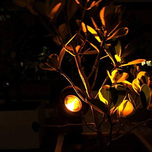 Refletor Solar Spot Espeto Jardim Super LED SMD Amarelo 3000K