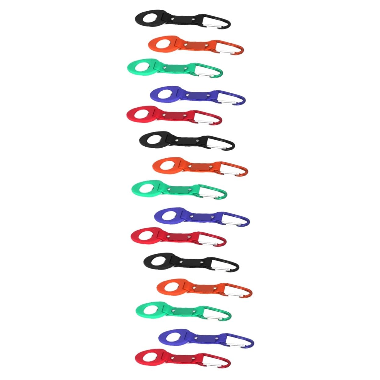 Sosoport 18stücke Wasserflasche Halterung Mit Clip Tragbarer Getränkehalter Für Outdoor-aktivitäten Joggen Wandern Camping Zufällige Farben