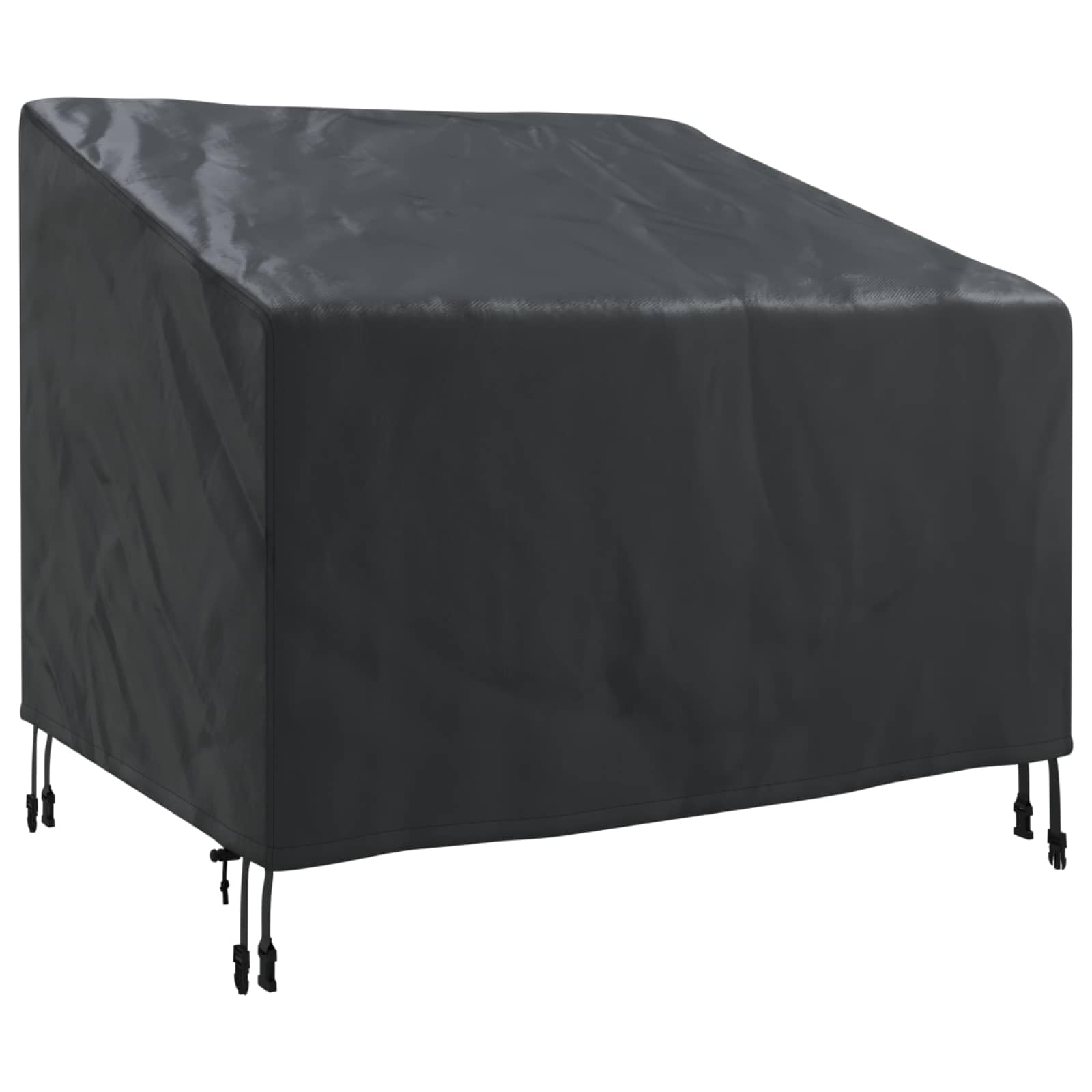 Knerpwd 420D Oxford Fabric Black 420D Oxford Garden Chair Cover, 96 X 79 X 74 Cm, Waterproof For Outdoor Patio
