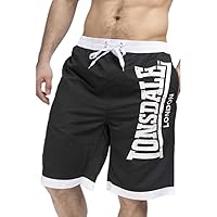 Lonsdale London Clennel Uomo Bermuda Nero M 100% Poliestere