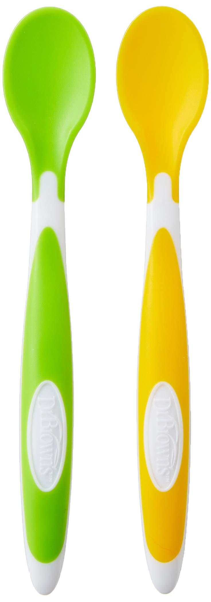 Dr Brown's Twin Pack Soft-Tip Spoon, Yellow/Green-image-9