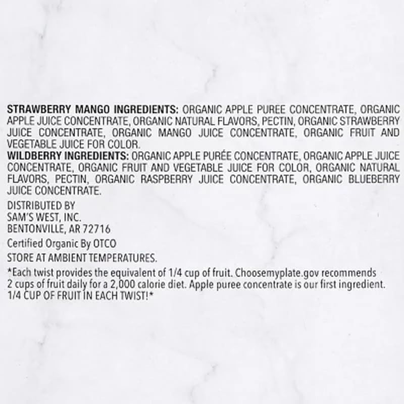 Organic Fruit Twists