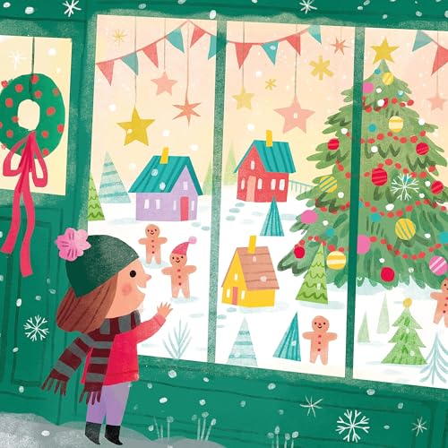 Ceaco - Holiday Window Shopping - Rompecabezas de 100 piezas para niños de 6 a 8 años | Licencia oficial, fabricado en EE.UU., tablero reciclado, tamaño terminado 11 x 15 pulgadas miniatura 2