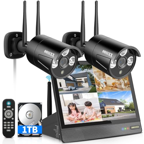 【ダブルアンテナ信号強化・500万画素対応・AI人体検出】 防犯カメラ...