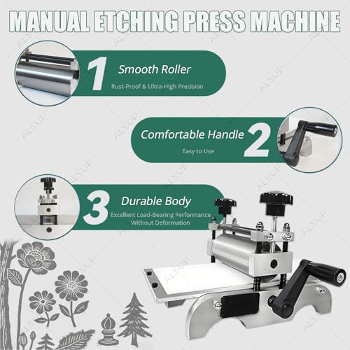 Machine de gravure manuelle portable en alliage d'aluminium avec presse à lettres de bureau