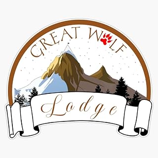 Great Wolf Lodge Window Bumper Sticker Decal 5"