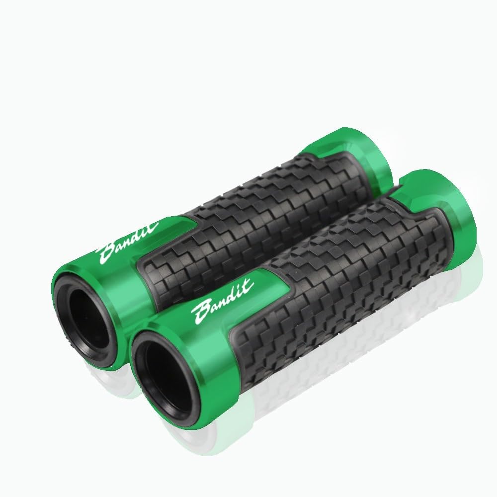 Empuñaduras antideslizantes CNC Suzuki Bandit control y agarre verde