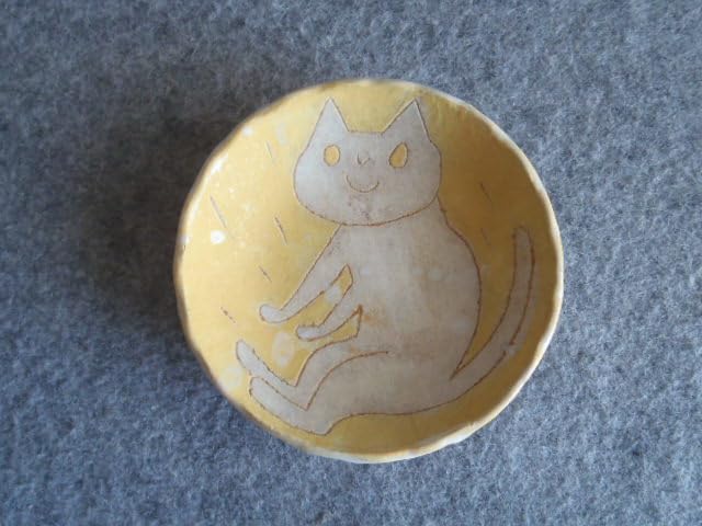 Amazon.co.jp: 込 鹿児島睦 makoto kagoshima 猫 ネコ ねこ 絵皿