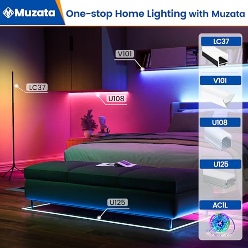 Muzata MZZ976 6Pack 3.3Ft/1M Excellent Spotless Led Channel System thumb #4