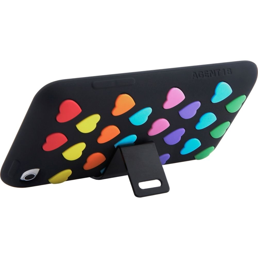 Agent18 Heartvest Silicone Case for iPod Touch 4G - White/Multi