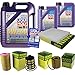Produktbild QR-PARTS 69348825 Filter Set Inspektionspaket 7 Liter Motoröl Leichtlauf High Tech 5W-40 MANN-FILTER Innenraumfilter Kraftstofffilter Luftfilter Ölfilter