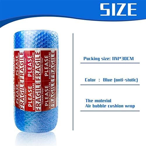 Bubble Wrap Roll Air Bubbles Cushioning Rolls for Packaging Protective Package Bubble Film Pack Rolls for Wraping Kinds of Products 30cm x 11m