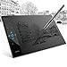 Grafiktablett VEIKK A30 V2 10x6 Zoll mit 4 Sensortasten und einem Gestenpad,Grafiktabletts mit Batterielosem Stift und 8192 Druckstufen, Drawing Tablet Kompatibel mit Win/Linux/Android/Mac