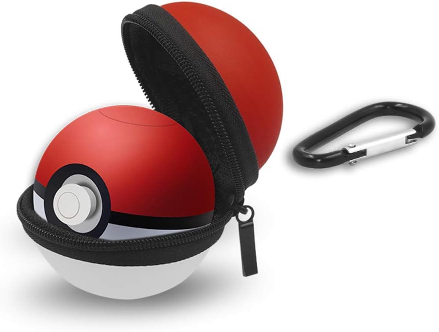 Speo Ark Case for Poke Ball Plus, Portable Protective Travel Bag for Nintendo Switch Poke Ball Plus Controller with Carabiner (Big)