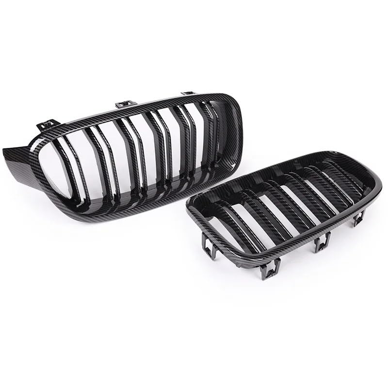 Rejilla frontal tipo riñón para Serie 3 F31 2012-2018 con listones negros dobles