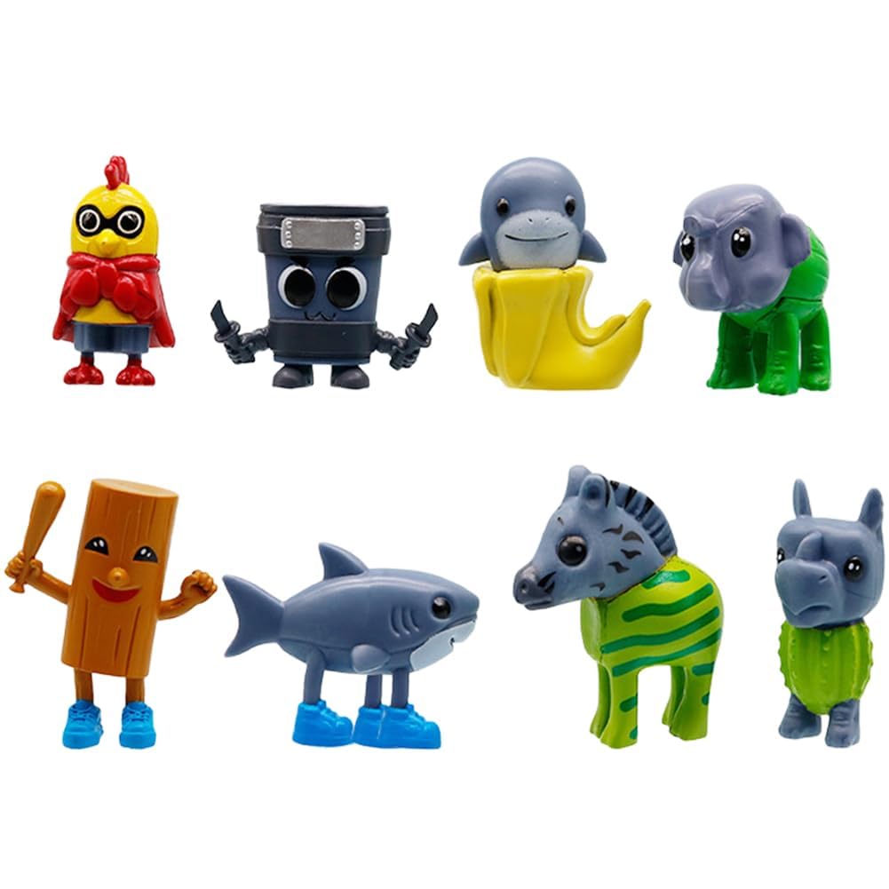 12 Figuras De Animales Tung Tung Tung Sahur – Modelos Divertidos De 7-9 Cm En PVC – Coleccionables Para Escritorio Y Fiestas Temáticas