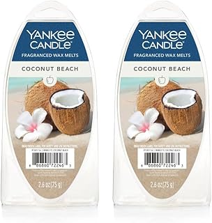 Yankee Candle Lot of 2 Fragranced Wax Melts - Coconut Beach