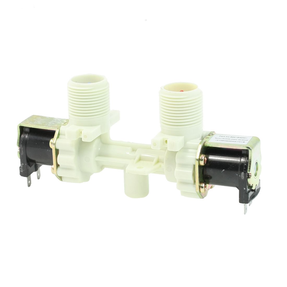 Électrovanne double tête AC220-240V avec filetage 3/4PT haute résistance pour machine