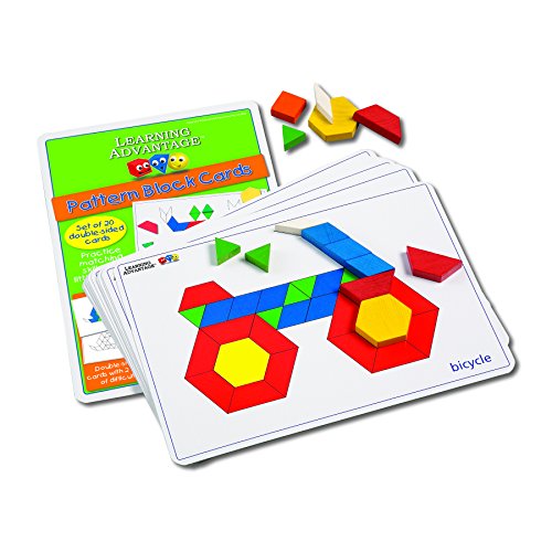 Cartes à motifs Learning Advantage CTU7149 éducatives pour éveil et géométrie