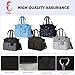 SUPROMOMI Diaper Tote: Large Baby Bag for Boy Girl,Shoulder Mommy Bag Can Make Twins and 2 Kids Nappy Package Mom Hospital Use Black