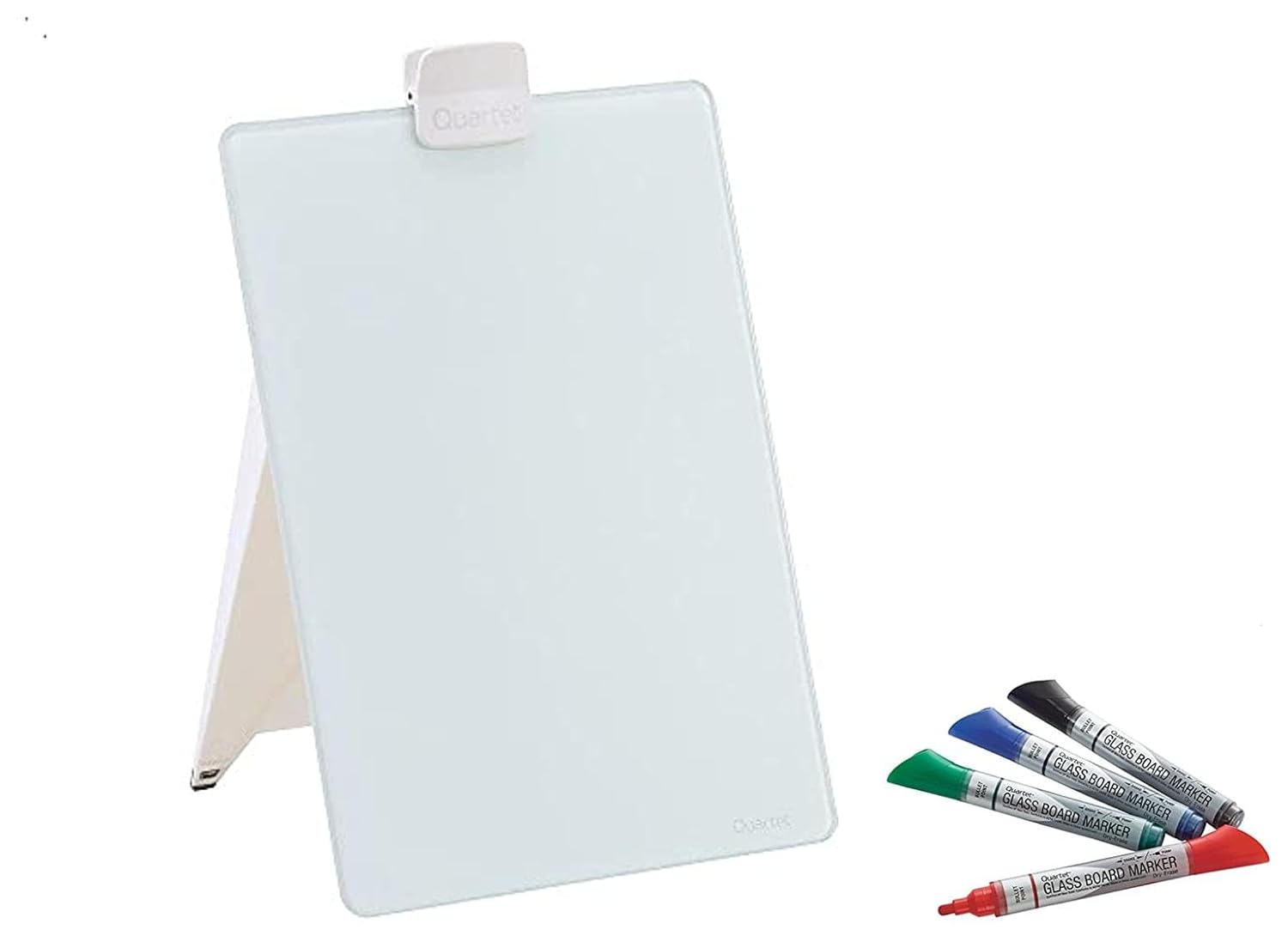 Quartet Infinity Glass Desktop Easel, Dry Erase Board with