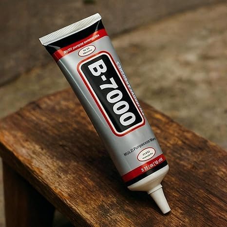 B 7000 Multi-Purpose Adhesive Glue Ideal for Crystal Crafts, Mobile Phones, Jewellery, Glass, Metal, Stone, Shoes, Beads, Clothing, Fabrics, Screen Repair, Glass Strong Glue Instant Solutions