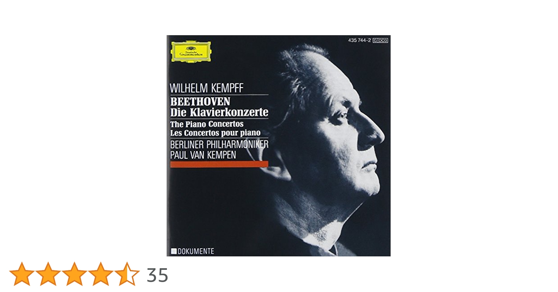 Beethoven: Piano Concertos - Wilhelm Kempff, Berliner
