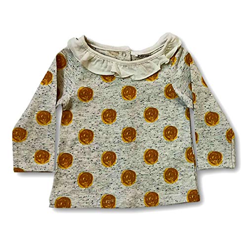Image of TuddyBuddy 100% Cotton Full Sleeves Half Sleeves Baby Girl's Top Cum T-Shirt for Summer