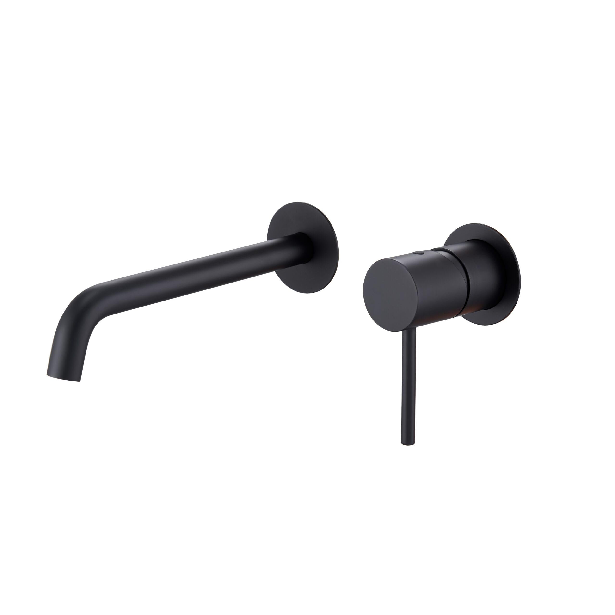 IMEX GLM039/NG MONZA Grifo Monomando Lavabo Empotrado Negro Mate