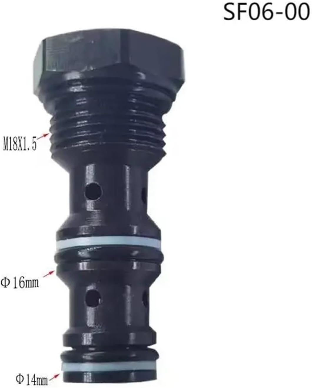 Two-way hydraulic valve SF06-00 hydraulic brake high pressure shuttle valve