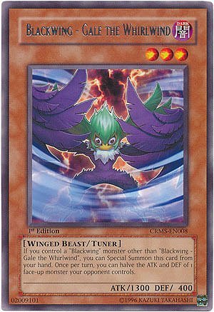 Yu-Gi-Oh! - Blackwing - Gale The Whirlwind (CRMS-EN008) - Crimson